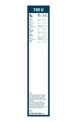 BOSCH 3397004489 Silecek Süpürgesi Ön - 3. Görsel