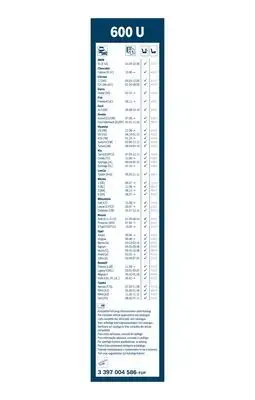 BOSCH 3397004586 Silecek Süpürgesi Ön - 2. Görsel