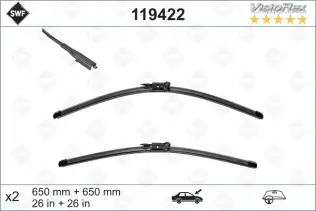VALEO 119422 Silecek Süpürgesi Ön Takım