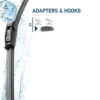 Silecek Süpürgesi Ön Muz Tip 430 mm - 17 inç PHAFF 01042 - 6. Görsel