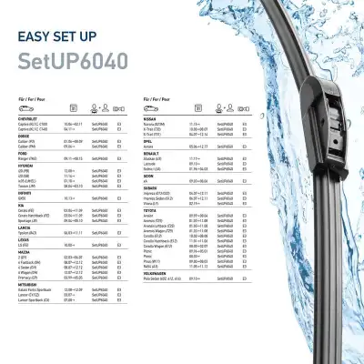 Silecek Süpürgesi Ön Muz Tip 430 mm - 17 inç PHAFF 01042 - 7. Görsel