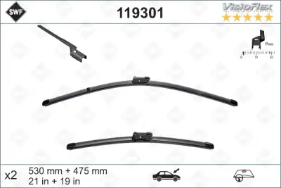 VALEO 119301 Silecek Süpürgesi Ön Takım - 1. Görsel