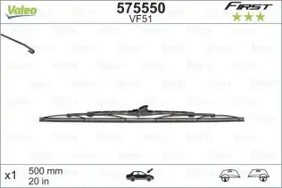 VALEO 575550 Silecek Süpürgesi Ön