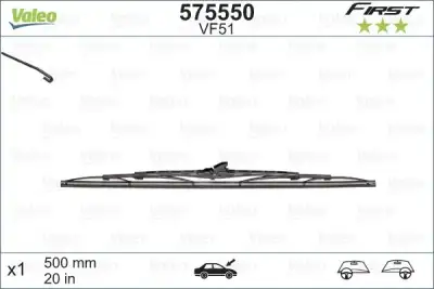 VALEO 575550 Silecek Süpürgesi Ön - 1. Görsel