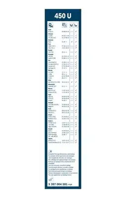 BOSCH 3397004581 Silecek Süpürgesi Ön - 3. Görsel