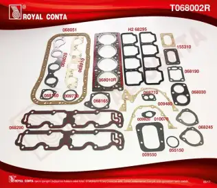 Silindir Kapak Contası  ROYAL T068002R