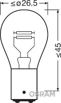 Sinyal Lamba Ampul  OSRAM 7537 -02B