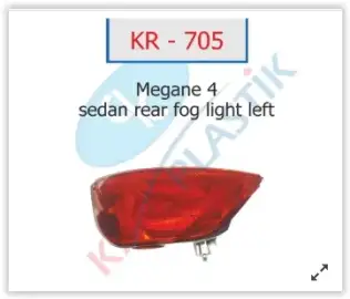 Sis Farı Arka Sol KAYA PLASTİK KR-705