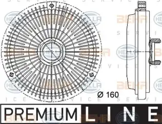 Soğutma Fanı (Fan Termik)  BEHR 8MV 376 733-011