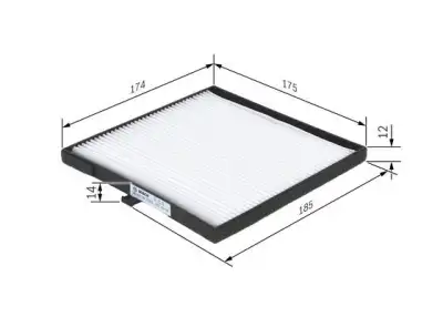 BOSCH 1987432164 Kabin Filtresi - 5. Görsel