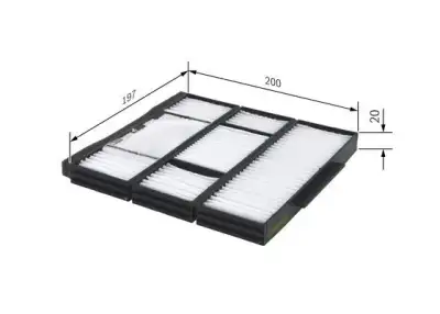 BOSCH 1987432155 Kabin Filtresi - 5. Görsel