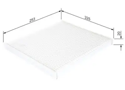 BOSCH 1987432269 Kabin Filtresi - 5. Görsel