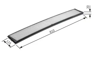 BOSCH 1987432124 Polen Filtresi - 5. Görsel