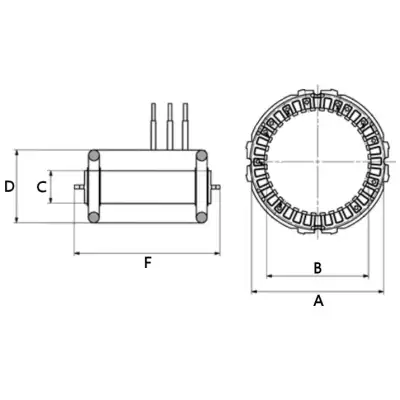 BOSCH F00M130104 Statör - 2. Görsel
