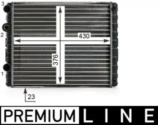 Su Radyatörü  MAHLE CR 42 000P