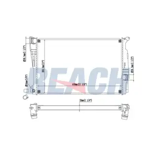 Su Radyatörü  MAHLE CR 678 000P