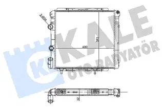 Su Radyatörü  MOTORTEC MTRPEG0682