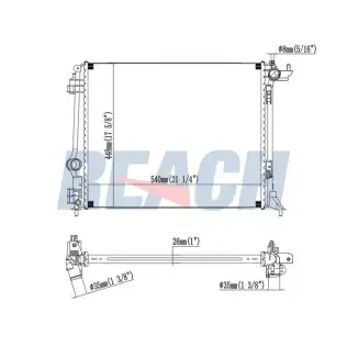 Su Radyatörü  ORİS BAU905032