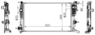 Su Radyatörü  ORİS BRN062026