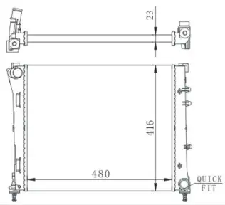 Su Radyatörü  ORİS MFI384023