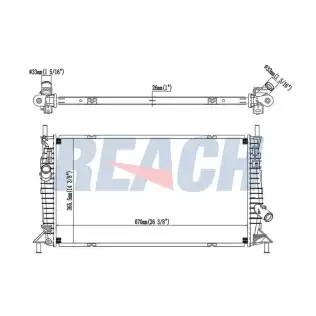 Su Radyatörü  ORİS MFR501023
