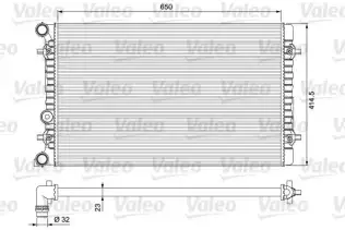 Su Radyatörü  VALEO 232175