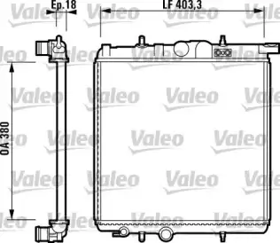 Su Radyatörü  VALEO 732885
