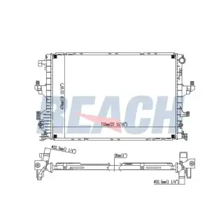 Motor Su Radyatörü KALE OTO RADYATÖR 363685