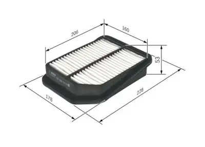 BOSCH F026400125 Hava Filtresi - 5. Görsel