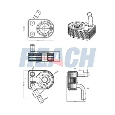 Motor Yağ Soğutucu  BSG 30-506-015 - 1. Görsel