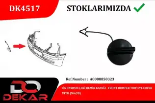 Tampon Çeki Demir Kapağı Ön DEKAR DK4517