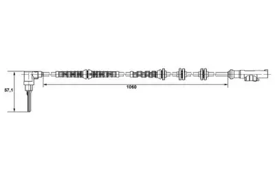 BOSCH 0265007685 Abs Kablosu Ön - 5. Görsel