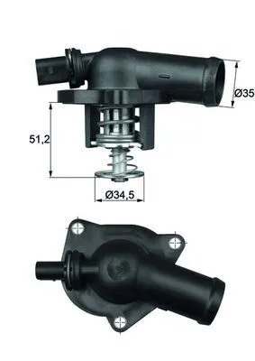 Termostat  MAHLE TI 17 109