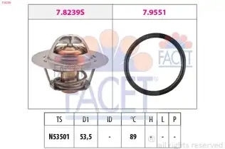 Terrmostat 89 °C  FITPART FIT24004080R