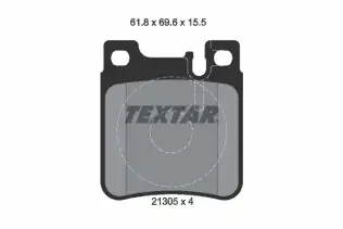 TEXTAR 2130501 Fren Balatası Arka