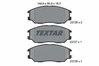 TEXTAR 2372601 Fren Balatası Ön