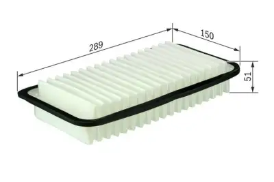 BOSCH F026400017 Hava Filtresi - 5. Görsel