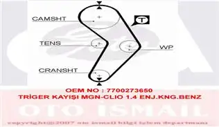 GATES 5473XS Triger Kayışı - 2. Görsel