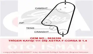 GATES 5310XS Triger Kayışı - 2. Görsel