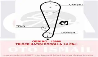 GATES 5403XS Triger Kayışı - 2. Görsel