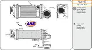 Turbo Radyatörü AHE 702.107