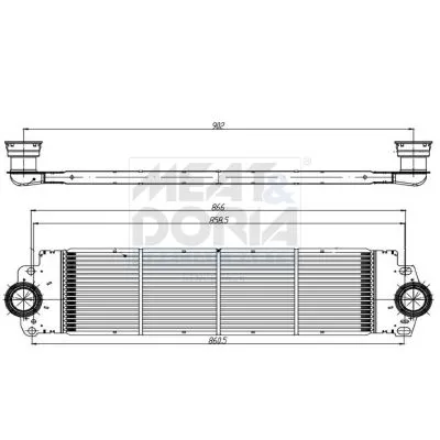 Turbo Radyatörü  BEHR 8ML 376 723-511 - 1. Görsel