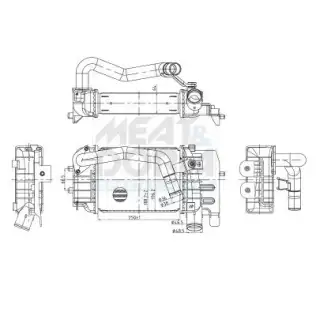 Turbo Radyatörü  DENSO DIT50001