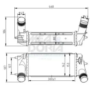 Turbo Radyatörü  FORD ORJINAL C1B19L440BA