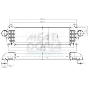 Turbo Radyatörü  IVECO ORJINAL 5802097643