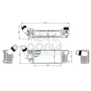 Turbo Radyatörü  PSA ORJINAL 0384N4