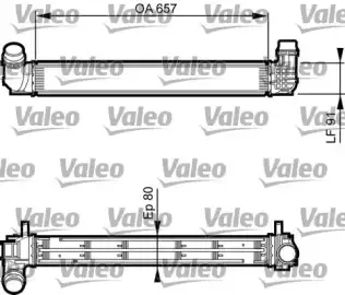 Turbo Radyatörü  VALEO 818269
