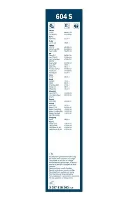 BOSCH 3397118303 Silecek Süpürgesi Ön Takım - 3. Görsel
