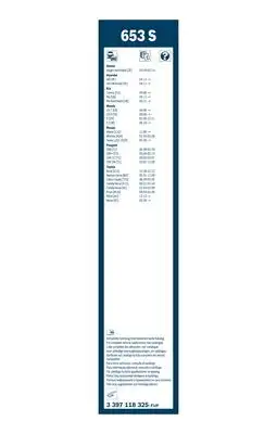 BOSCH 3397118325 Silecek Süpürgesi Ön Takım - 3. Görsel