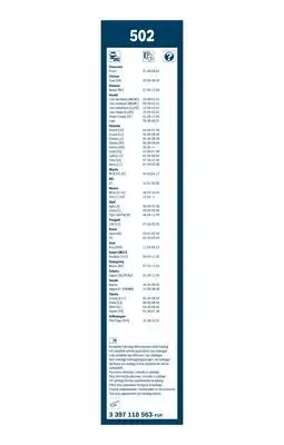 BOSCH 3397118563 Silecek Süpürgesi Ön Takım - 3. Görsel